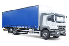 Car Hire Bridport - 26 Tonne Curtain Side Truck - Truck hire Bridport